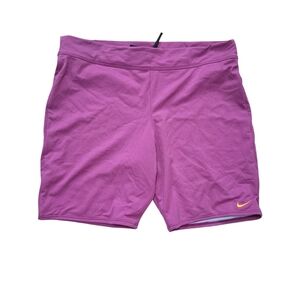 NEW Nike Swim Purple Swim Shorts, Lined, Sz 12